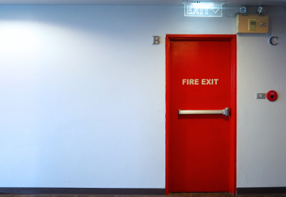 Fire Doors - Always Think Safety, If You See It, Report It