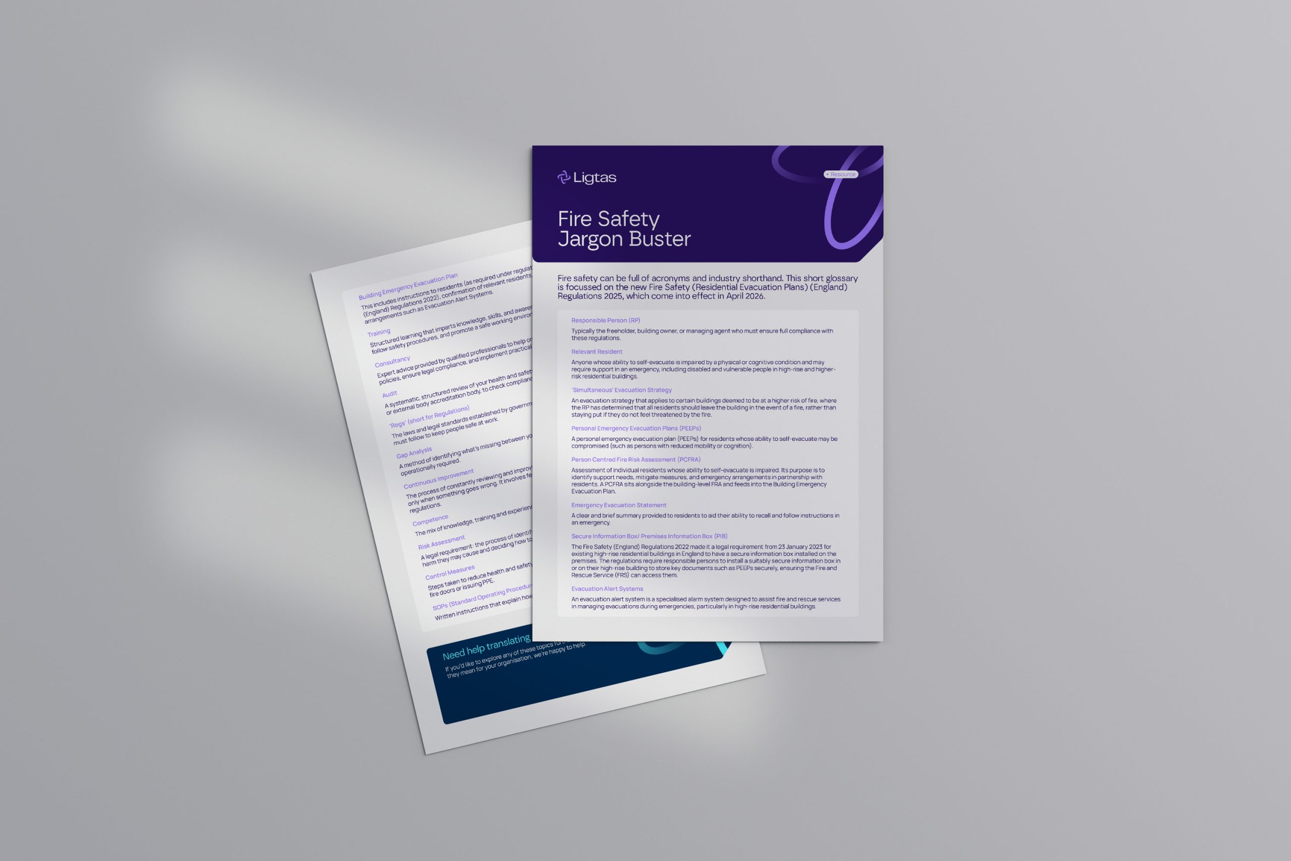 Download: Fire Safety Jargon Buster