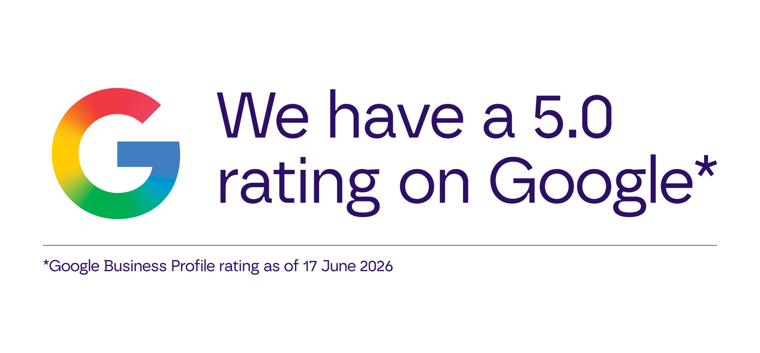 5 Star Google Rating